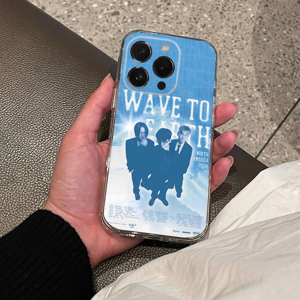 Wave To Earth Summer Flows Phone Case For iPhone 17,16,15,14,13,12,11,Pro,XS,Max,XR,Plus Transport Shockproof Soft Cover