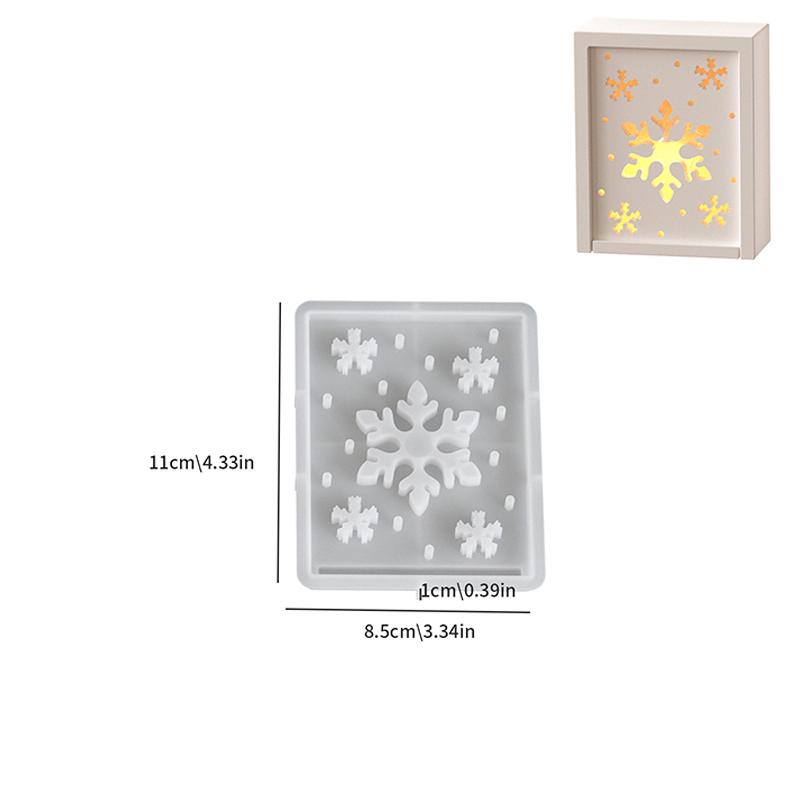 1 szt. Forma żywiczna Rękodzieło Ręcznie robione Pudełko do przechowywania Świąteczna Prostokątna Forma silikonowa Święto Dostępne różne opcje