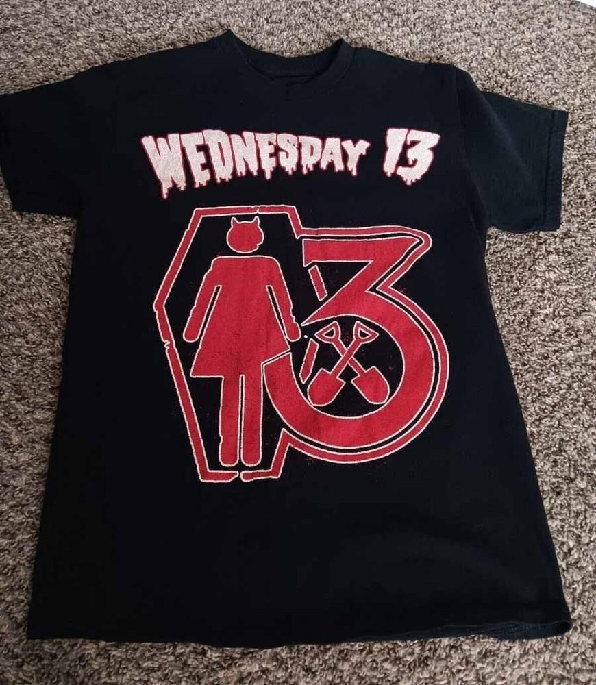 Среда 13 Группа Murderdolls Футболка Черная Унисекс S-5XL 1J0563 Унисекс Футболка L