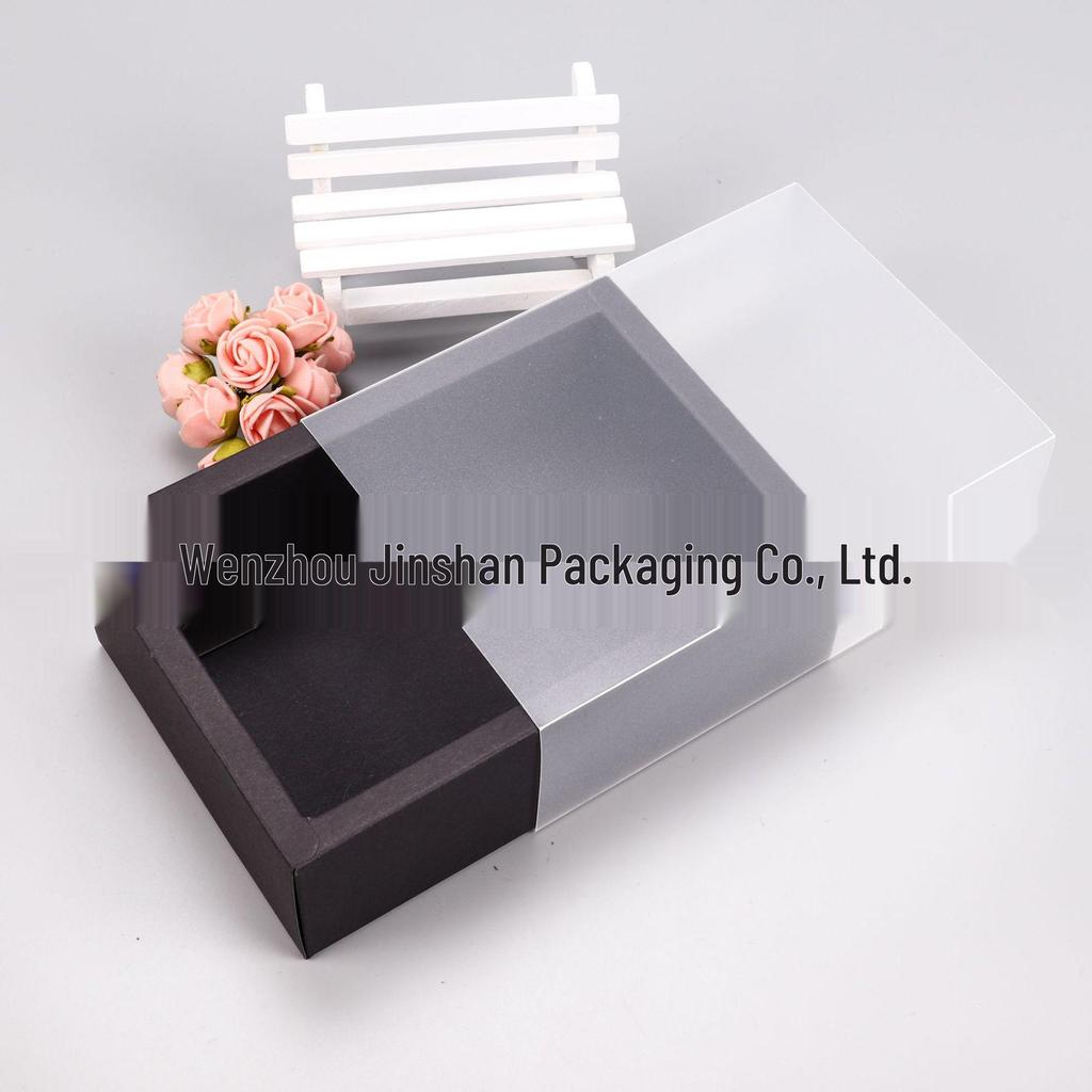 Custom Green Tea Kraft Paper Drawer Gift Box - Rectangular & Exquisite Packaging