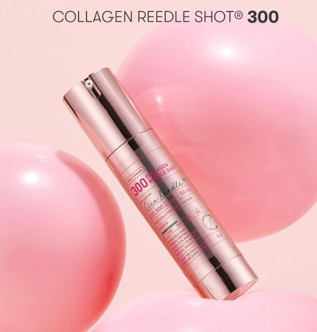VT Collagen Reedle Shot 300 Essence 50ml | Firming Micro-Needle Essence with Collagen