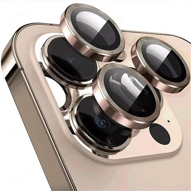 Camera Lens Protector For iPhone 17 16 15 14 13 12 11 Pro Max 16 Plus Metal Ring Lens Glass For iphone 17 16 Pro Max Accessories