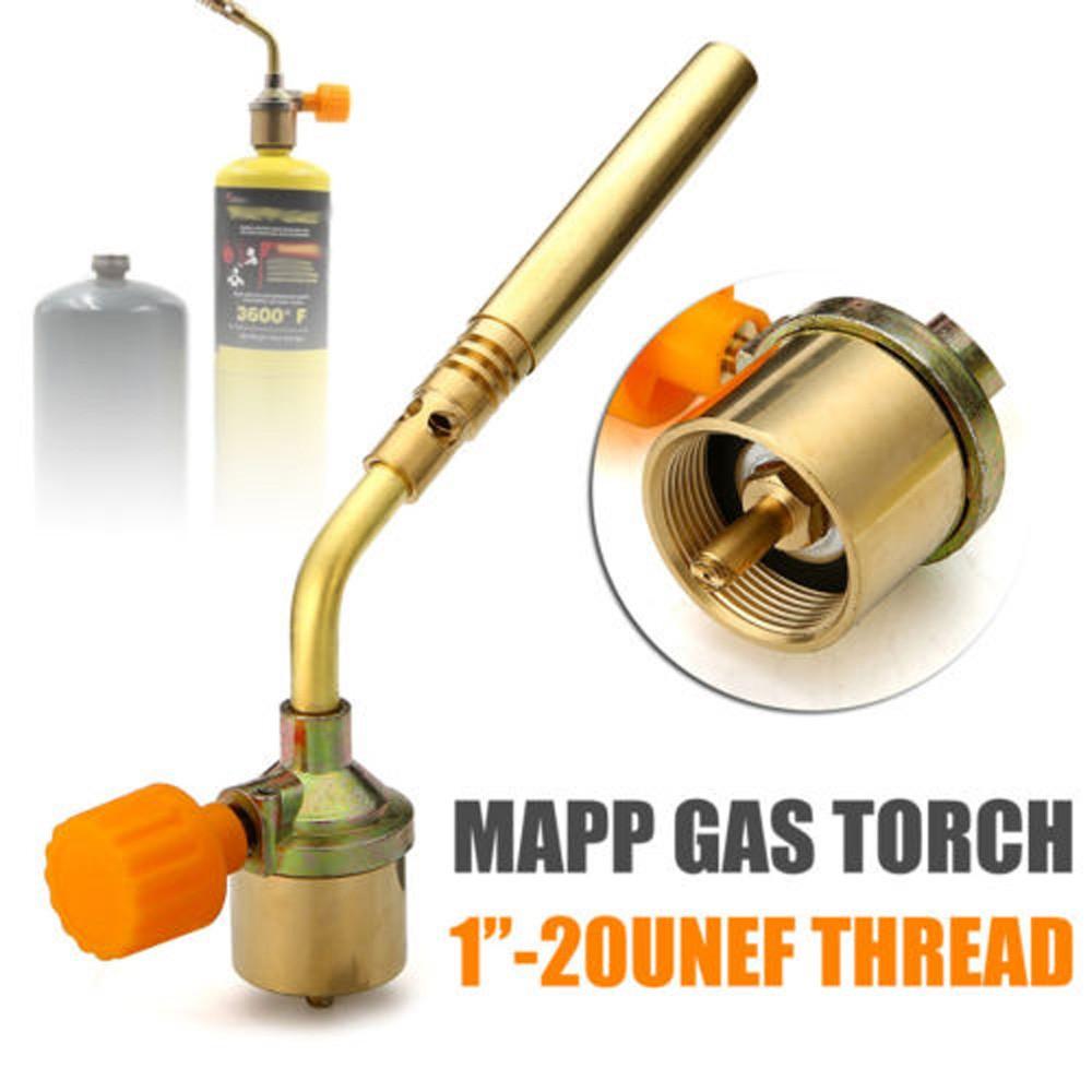 Gas Turbo Torch Brazing Solder Propane Welding Plumbing Nozzle Big Fires -