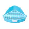 Corner Hare Toilet Small Angled Pet Litter Pan Easy To Clean Triangle Guinea Pig Potty for