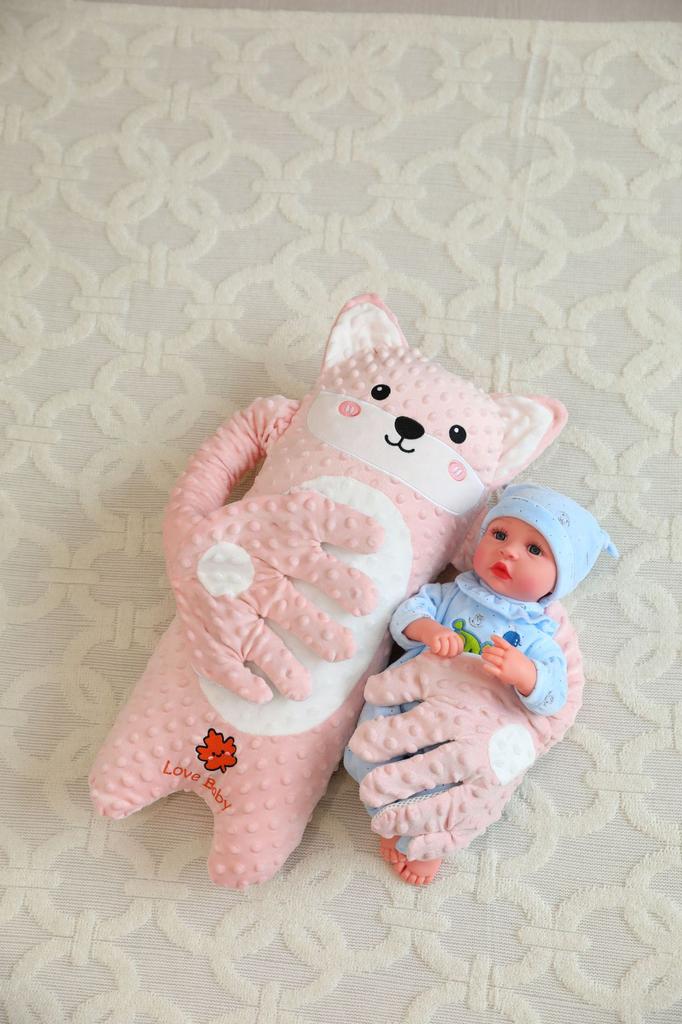 Baby Soothing Hand Hug Sleep Aid, Simulated Patting & Rocking for Anti-Startle, Infant Sleep Toy for Back & Belly Sleeping, Pacifier