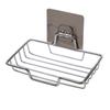 Stainless Steel Soap Box Soap Rack Soap Storage Rack Punch Free Suction Cup Wall-Mounted Bathroom Drain Tracel