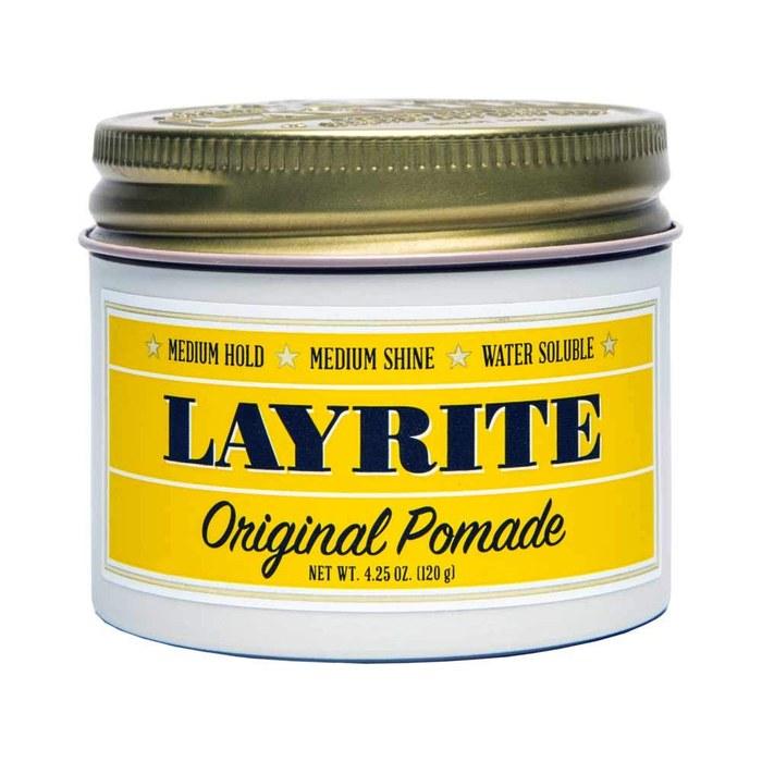 LAYRITE Original Pomade Water-Based Pomade Original Hold 4.25OZ (120G) Yellow