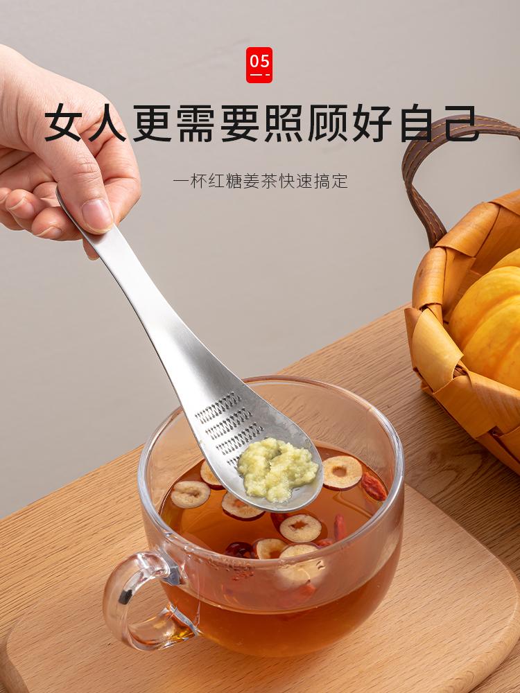 Ceramic Ginger Puree Grinding Manual Ginger Puree Rub and Pound Garlic Wasabi Grinding Tool