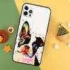 Boston Terrier Dog Phone Case For iPhone 17 17Air 16 15 14 13 11 12 Pro Max 12 13 Mini 16E Shockproof Cover