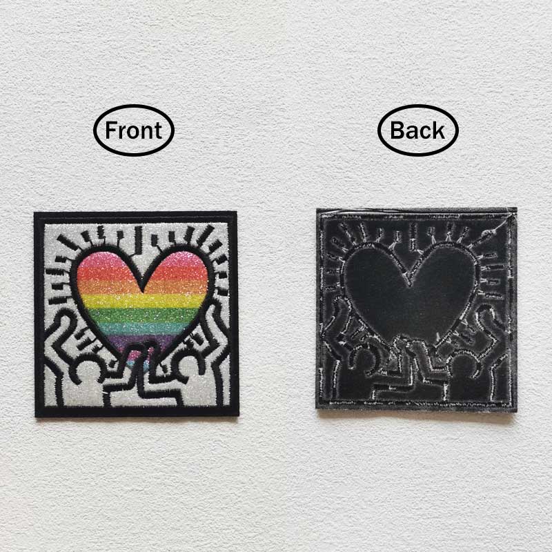Heart Patch Embroidered Patches On Clothes Art Craft Sewing Iron On Patches DIY Statue of Liberty Patch Badge Stickers