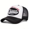 1967 Letter Embroidered Baseball Cap Breathable Mesh Truck Driver Cap