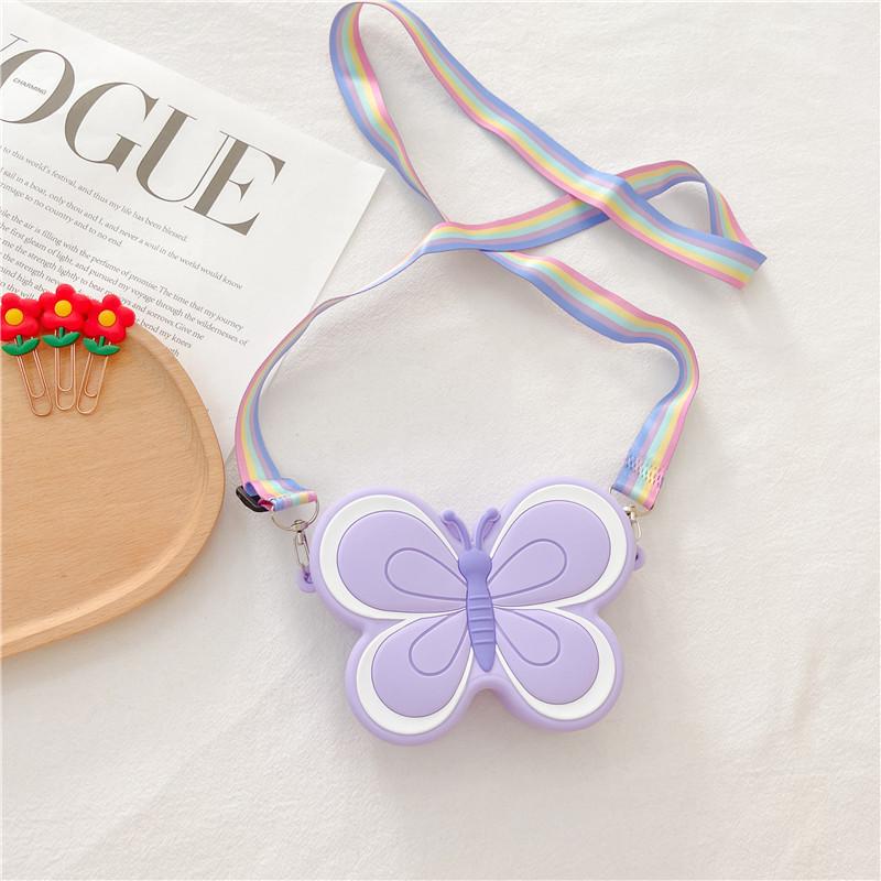 Fun And Fashionable Mini Crossbody Bag For Kids With Playful Butterfly Bow Style