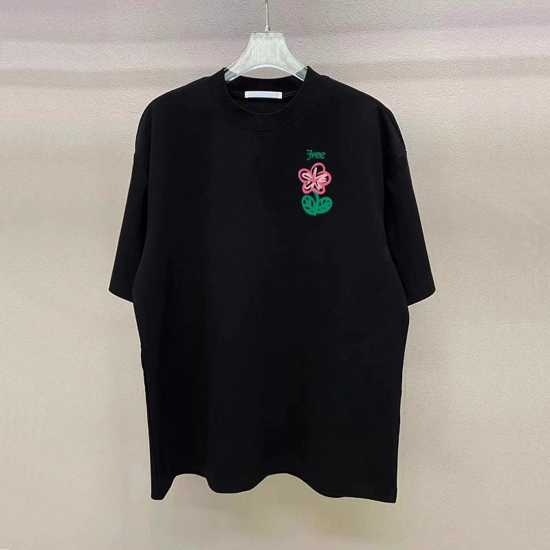 2025Printed Short Sleeve Plus Size Women's Short Sleeve T-Shirt Summer Loose Women's T-Shirt High Quality Letter Pattern