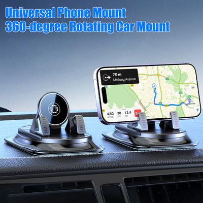 1/2 Adet Araba Cep Telefonu Tutucu 360 Derece Döndürme Kaymaz Evrensel Otomotiv Gösterge Paneli Ön Cam Montajı Cep Telefonu Tutucu Araba Aksesuarları