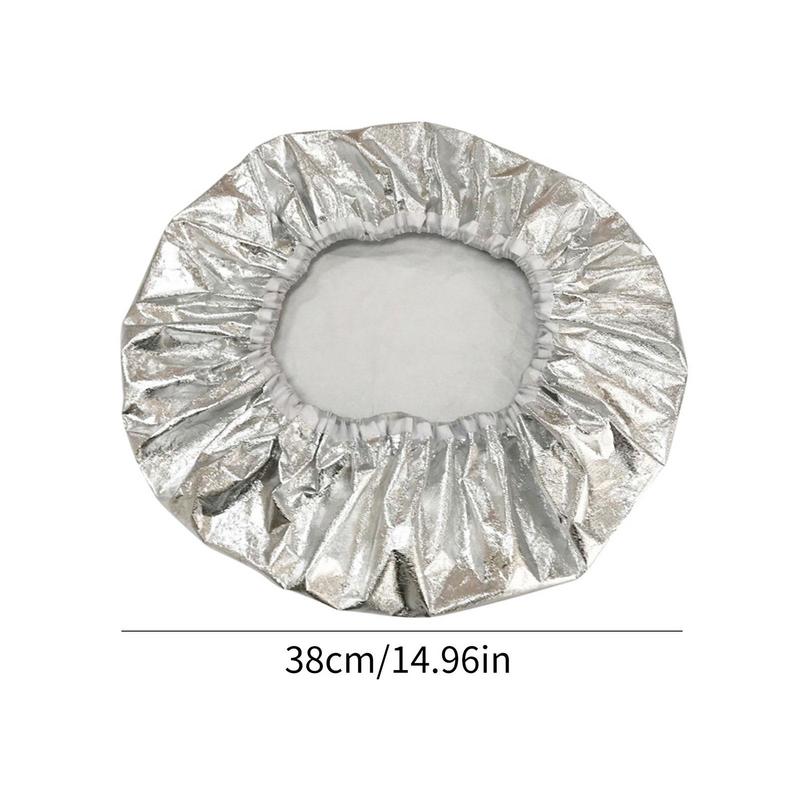 Car Steering Wheel Sun Shade Silver Coated Cloth Steering Wheel Sun Block Heat Protection Sunshade Auto Interior Accessories