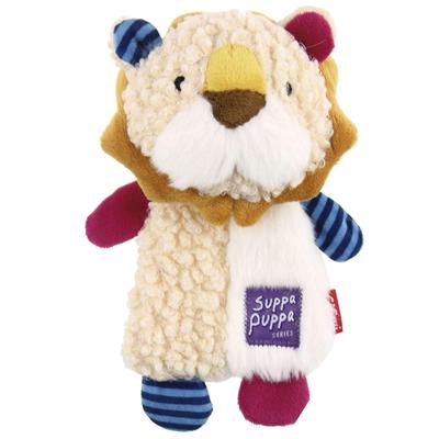 Gigwi Dog Stuffed Supapuppa Woolly Lion Toy, Animal,