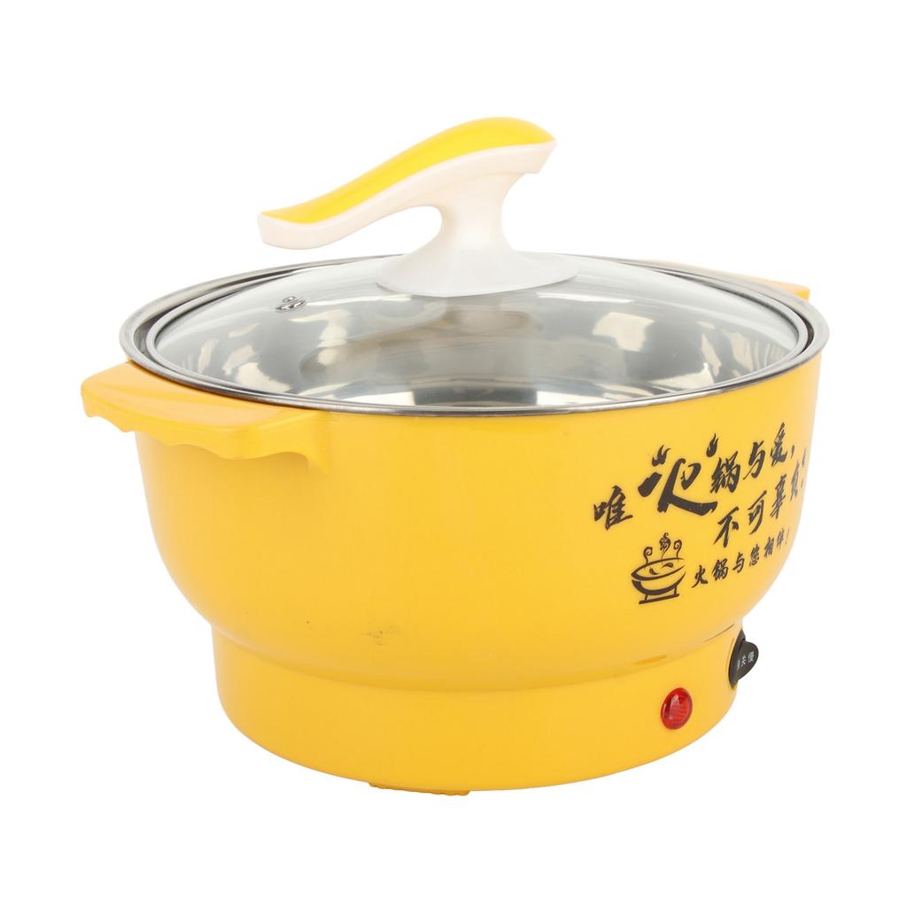 Electric Cooking Pot 1.8L 400 To 800W Stainless Steel Inner Wall 2 Modes Overheating Protection