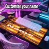 Custom Name Personalized Garfield Pattern Mousepad, Laptop PC Desk Mat, Decorative Desk Mat for Home Keyboard Pad Gift