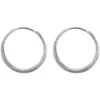 Late Sleeping Platycodon | Sparkling, Temperament Frosted Commuter Earrings Fine Sparkling Versatile Earrings Plain Ring Earrings Women