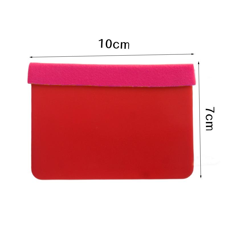 Double-Edged Wing-Shaped Scraper for Car Film Application and Edge Sealing