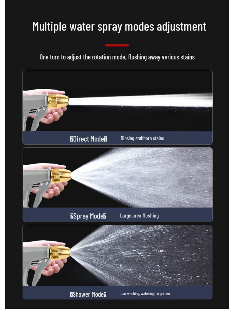 High-Pressure Telescopic Car Wash Hose Nozzle