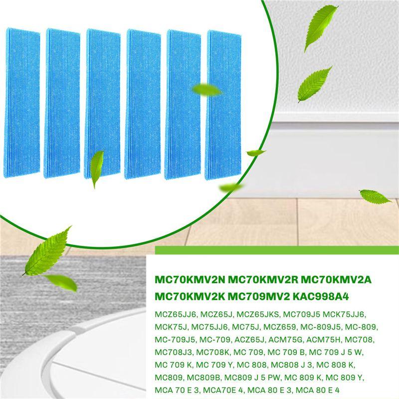 AAAF 6Pcs Air Purifier Parts Filter For Daikin Mc70kmv2 Series Mc70kmv2n Mc70kmv2r Mc70kmv2a Mc70kmv2k Mc709mv2 Kac998a4 Filters