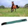 Horse Tail Protection Bag Non Woven Fabric Horsetail Guard with Fringe Hook and Loop Design Green