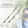 Universal Durable Camera Strap Safety Rope Tether with Metal and Nylon Hang Buckle and Clip Hook for DSLR Mirrorless Cameras Two-Pack