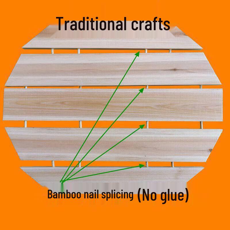 Handmade Carbonized Solid Fir Wood Pot Lid