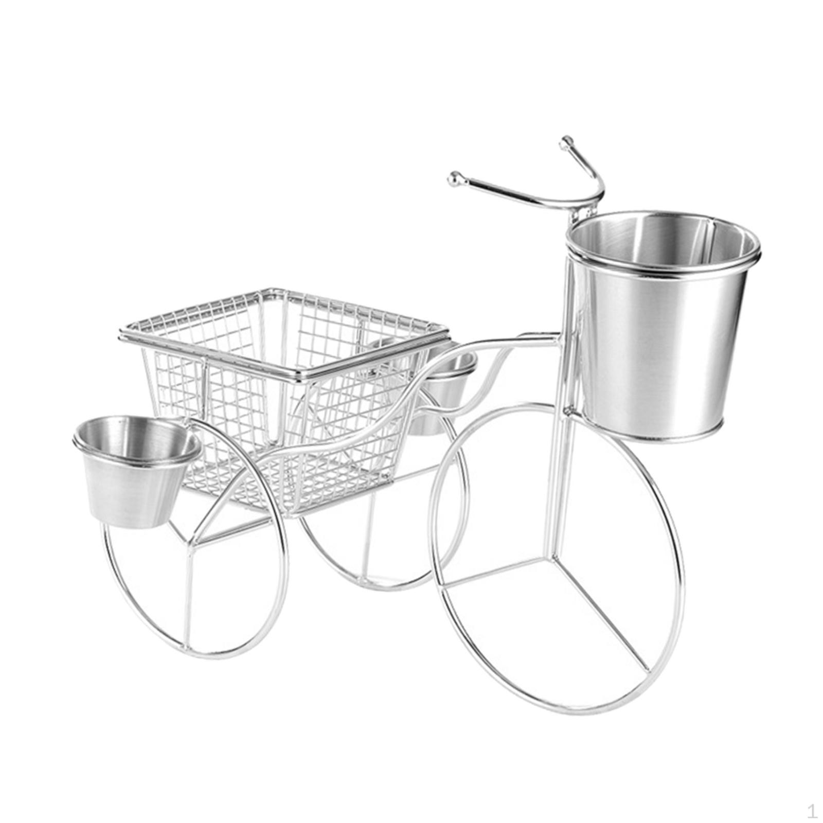 

Корзина для закусок, держатель для кексов, декоративный контейнер для еды, сервировочный поднос для кемпинга Bicycle