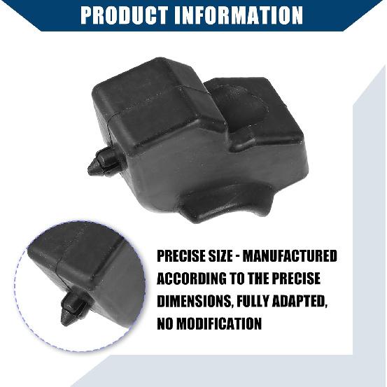 No.FL3Z-99439A00-B Tailgate Stop Bumpers for Ford F-150 2015-2020 / Tailgate Stopper/Durable Rubber / 2Pcs Black