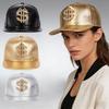 Big Size Crocodile Leatherpattern Baseball Cap Unisex Adjustable Trend Hip Hop Style Cross Skull Flat Brim Duck Tongue Hat