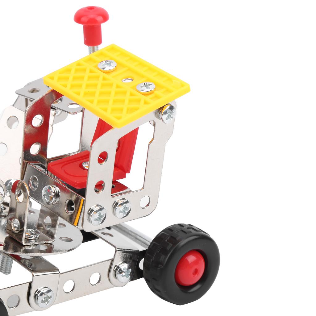 DIY Assembling Building Blocks Metal Engineering Car Children Educational Toy Model865