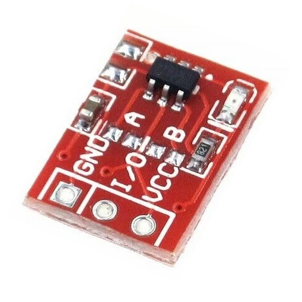Rosfix Moduł Dotykowy Pojedynczy TTP223 – Czujnik Pojemnościowy | Napięcie Pracy 2.0V-5.5V DC | Idealny do Projektów DIY