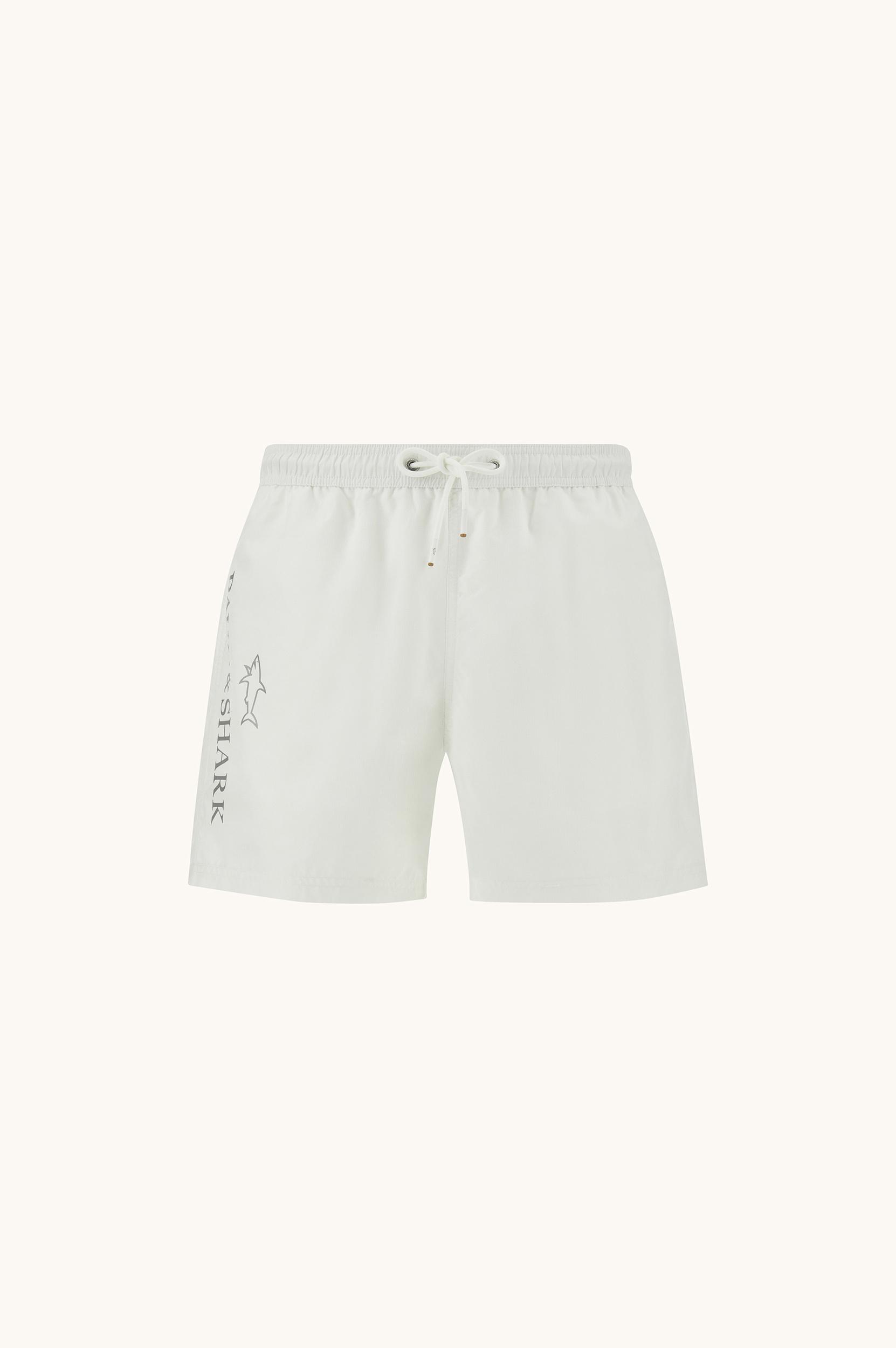 Paul&Shark maillot de bain homme blanc 26415007-010 – stylé, confortable, prêt pour la mer L blanc