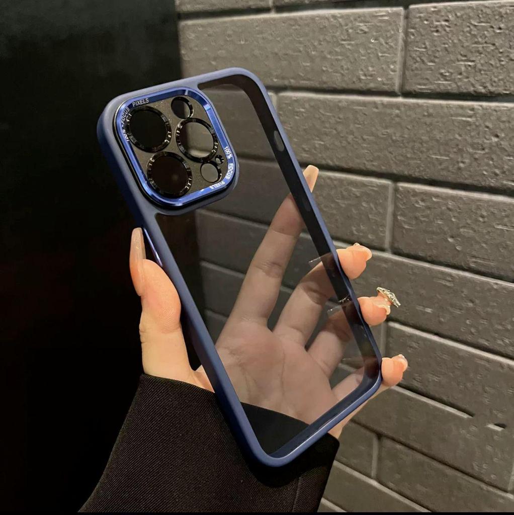 Carcasă Metalică Premium pentru Obiectivul Camerei pentru iPhone 17 Pro Max - Carcasă de Protecție Transparentă cu Acoperire Completă pentru Apple 16