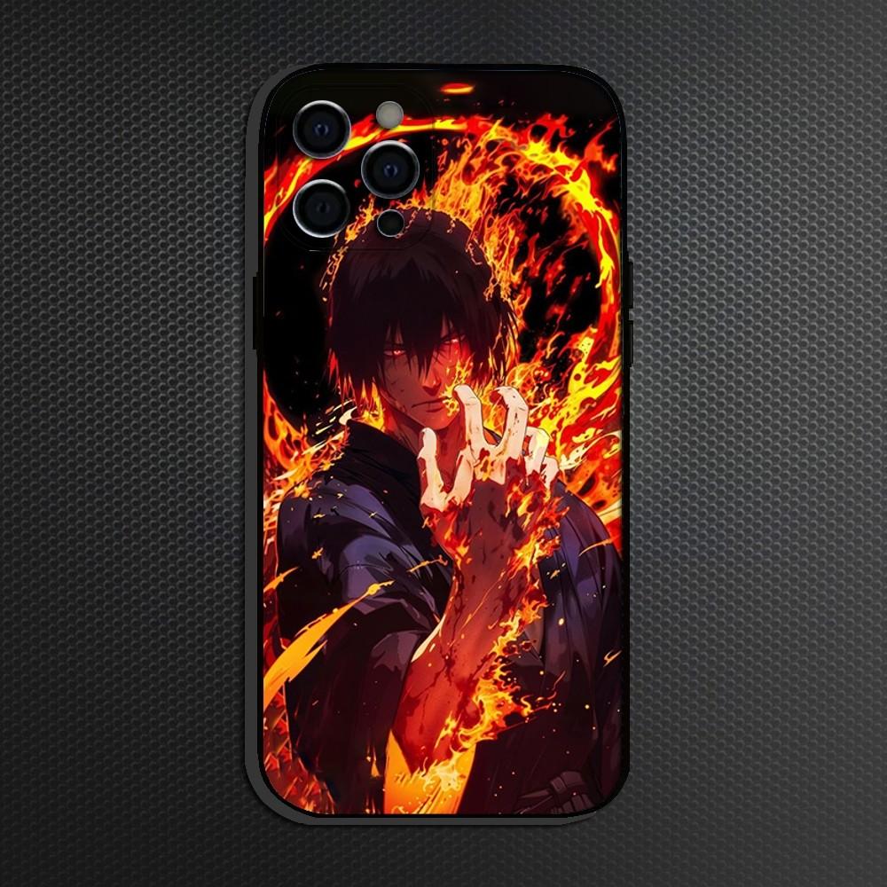 Benimaru Shinmon F-Fire F-Force Phone Case For iPhone 16,15,14,13,12,11 Plus,Pro Max, Soft Silicone Black Cover