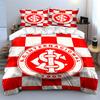 Red and White S.C. Internacional Bedding Bedding Duvet Cover Set Duvet Cover Pillowcases  (1 * Duvet Cover 2 * Pillowcases, without duvet insert)