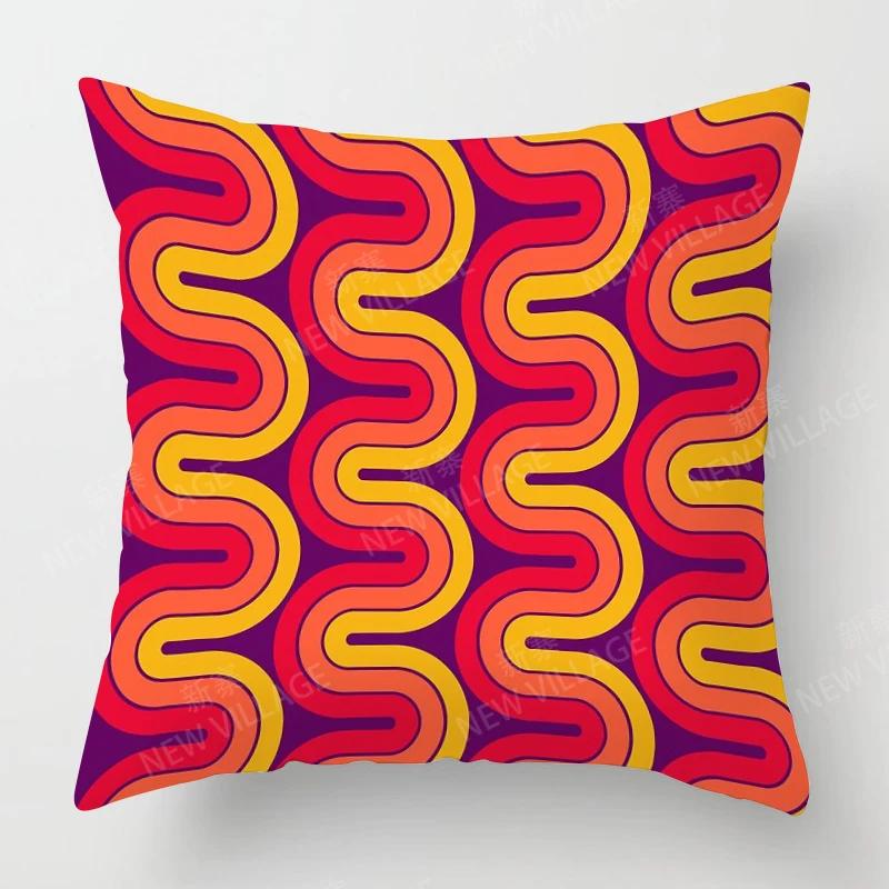 Nordic Fall Home Decor Autumn Throw Pillow Case Sofa Cushion Cover Modern 45X45Cm 45*45 50X50 60X60Cm 40*40 40X40 Geometry 60*60