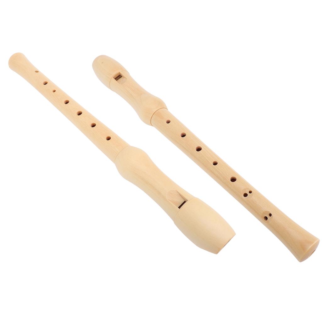 Soprano Recorder 8 Holes C Key Maple Wood Recorder Instrument for Children Beginner