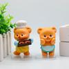 Butter Lovable Bear Pvc Figurine For Creative Desk Decor And Trendy Collectible