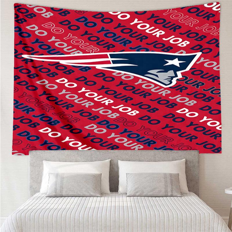 Patriots Team Spirit Tapestry Hanging for Bedroom,Livingroom, Playroom,Decor Art Room Wall Tapestry Holiday and Birthday Gifts