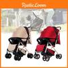 Stroller Kids Ultra Lightweight Foldable Convertible Seat One Button Rotation