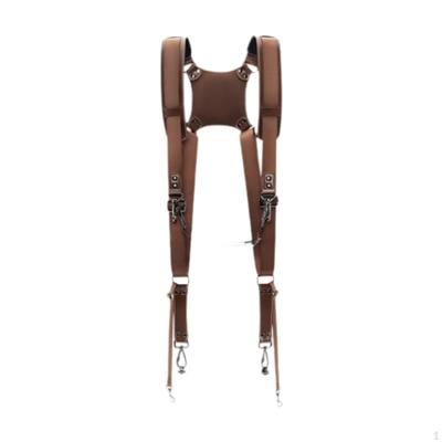 Camera Strap Harness Wear Resistant Practical Comfortable PU Leather Multiuse for Travel