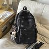 Schoolbag Star School Bag for Women New Korean Style Harajuku Large Capacity Backpack INS Cute Academy Girl High School Backpack