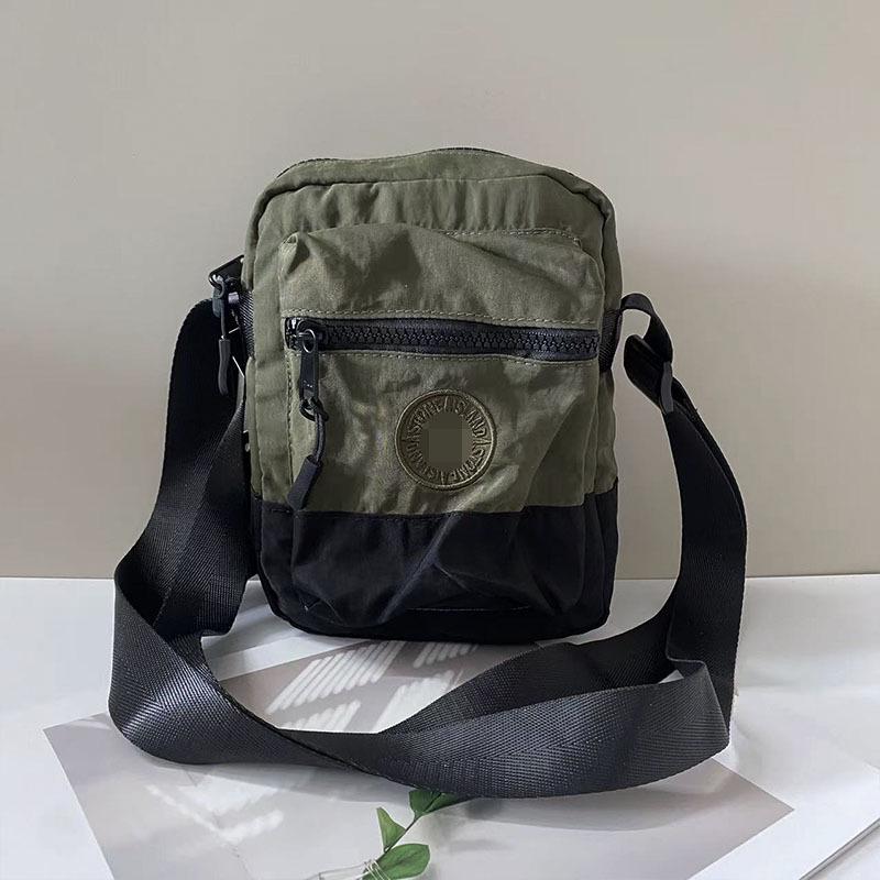 Lightweight Waterproof Nylon Embroidered Crossbody Bag - Multifunctional Phone-Holder for Outings