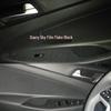 19 Tucson Carbon Fiber Interior Stickers: Console & Window Trim Protection