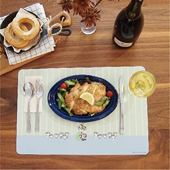 Okato Limpável 30cm x 45cm x Jogo Americano/Toalha de Mesa/Toalha de Almoço, Moomin/Snufkin, 0,2cm