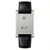 Leather Strap Square Wristwatch Alloy Case Business Watch New Men's Wristwatch  Daily Wear