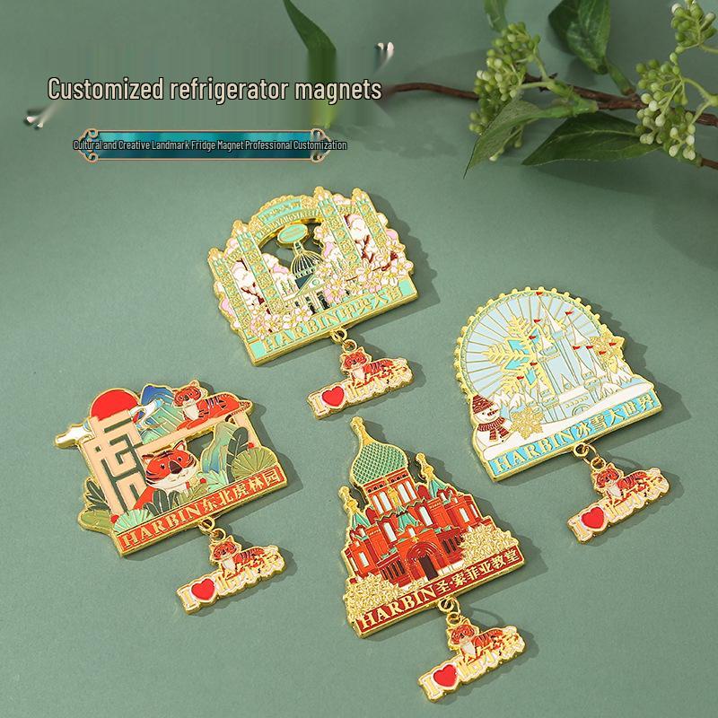 Harbin Ice & Snow World City Fridge Magnet